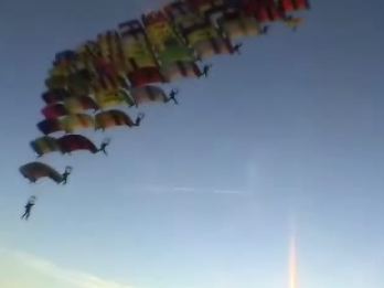 Cool Parachuting video